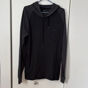 Hurley Charcoal Hoodie with Pocket